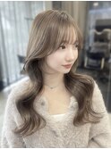 ブリーチなしダブルカラーでつくるベージュカラー【木南育】
