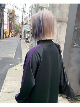 クプラ(Qpula) 【qpula 久芳未鈴】ボブ/ハイトーンボブ/デザインカラー