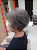 30代40代50代脱白髪染めグレイヘア白髪ぼかし
