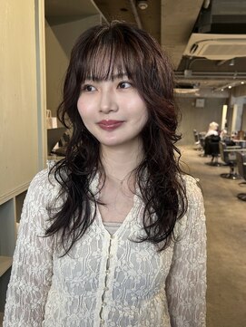 ローエ バイ デコ(Rohe by DECO) [伽羅]ボルドーカラー×レイヤーパーマ