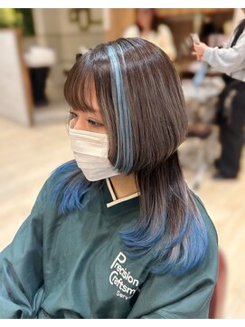 ハウス(HAUS.) クラゲウルフカット×デザインカラー