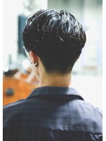 リップス 立川(LIPPS) ツーブロック爽やかアップバングリバースパーマ