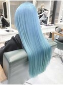 ブルーカラー ネイビーアッシュ ネイビーブルーダブルカラー