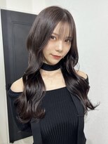 ビビバイベル(BiVi by BHEL)&nbsp;桑名ロングレイヤーカットロングヘアピンクブラウンカラー韓国