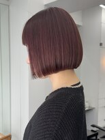 シベルバレー 横浜(sibell)&nbsp;＊20代30代切りっぱなしボブタッセルボブ顔周りレイヤーオリーブ