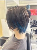 インナーカラーブルー