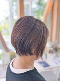 大人前下がりショート　アヤコ