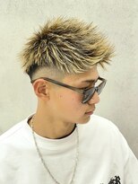 ルースト 西院店(ROOST)&nbsp;ゴールドフルメッシュ/フェードショート