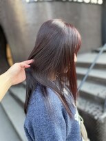 アオ(ao.)&nbsp;ブリーチなしで映える赤髪