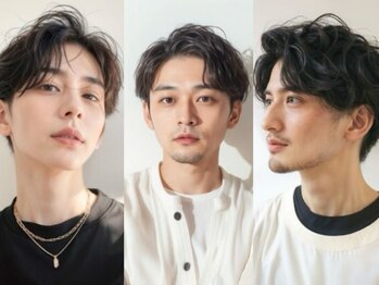 リリア(LILIA.)の写真/【北花田/駐車場あり】印象UP間違いなし![眉毛カット]や[パーマSTYLE]でTOTALにカッコ良く☆ヘッドスパも◎