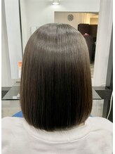 髪質改善専門店 アミーベルエクラ(AMI a BELLE Eclat)&nbsp;質感にこだわる大人の愛されボブ【髪質改善カラーエステ】カット