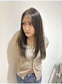 日本人特有の赤み消しカラーで透明感たっぷり