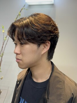 ヌープヘアーアイス(NUUP.hair ici) メンズカットニュアンスパーマフェザーパーマダウンパーマ