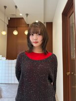モク 立川(moc)&nbsp;韓国風レイヤーカットブリーチダブルカラー前髪