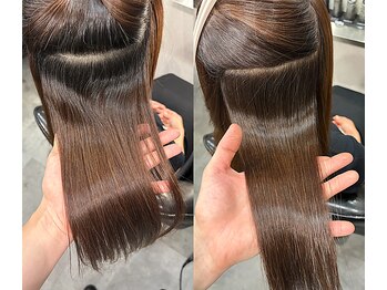 hair care salon elanjoie【11月下旬 NEW OPEN(予定)】の写真/完全マンツーマンで施術します!アイロンなし乾かすだけ!当店の美髪矯正は誤魔化しません◎