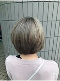 ハイトーンマッシュショート