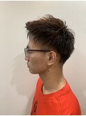 夏のアップバングショート