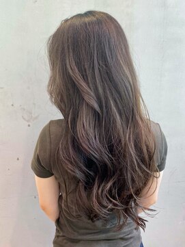 アルバム 銀座(ALBUM GINZA) ラベンダーグレージュ_セミウェットウェーブ_ba306473