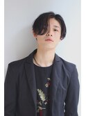 センターパート　ニュアンスパーマ　メンズスタイル