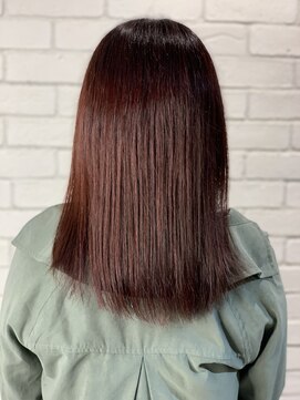 リコ バイ ルート(Lico by Route) ミディアム×アッシュピンク#ピンクヘアー