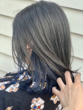 アプリバイリアン 浦和2号店(appri by Rien) ミディアムヘア/インナーカラー/ブルーカラー