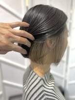 イヤリングカラーサンドベージュシアーカラーツートンカラー