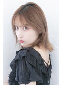 エアーグレージュカール/切りっぱなしボブ/タンバルモリ