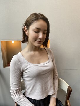 メイクス 表参道(MAKE'S omotesando) ホワイトグレージュ/デジタルパーマ/チェリーブラウン/表参道