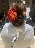 着物に似合うアレンジ