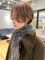 ジアン バイ ミルボン NU茶屋町+(GIEN by milbon) 前下がり大人ハンサムショートボブ20代30代40代50代田中俊成