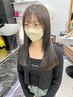 【シルクのような手触り】小顔カット+髪質改善ケアカラー+超音波TOKIO18,000