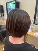 丸みショートボブ