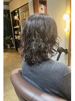 ビハインドザカーテン(BEHIND THE CURTAIN)&nbsp;無造作パーマ×ミディアムレイヤー×プードルパーマ