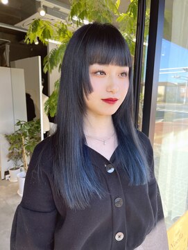 アトリエノエラ(Atelier Noella) ブルーイヤリングカラー&フェイスレイヤー【Noella Terry】