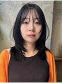 ザクザクレイヤーカット巻き方簡単ロング韓国アイドル表参道渋谷