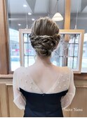 結婚式 ヘアアレンジ 【stylist：Yumi】