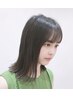 【前髪縮毛矯正+カット+3ステップフィルムTr】(サイドまでは+¥1000)