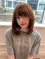 ランド(RaND)&nbsp;カールセミディシアカラーワンカール前髪カット小顔カッ ト