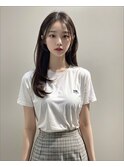 ナチュラルストレート×レイヤー