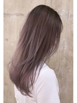 ヘアカロン 熊本本店(Hair CALON) ダブルカラーミルクティーグレージュカラーレイヤーカット