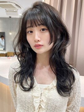 ロンドミラー 博多店(Lond Mirror) 顔周りカット小顔に見せるヘア黒髪カタログ髪質改善福岡博多韓国