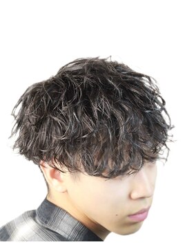 ハイパー(HYPER) シャドウパーマ（メンズ/ブリーチ/パーマ）