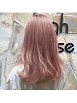 ナチュラルハイセンス 本店(natural high sense) 透けピンク×ミディ◇町屋/似合わせカット