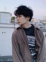 ヤイエ 青山店(yiye)&nbsp;スパイラルパーマニュアンスパーマ刈り上げメンズマッシュパーマ