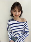 レイヤーボブ/イメチェン/美髪/小顔/前髪似合わせ/透明感カラー
