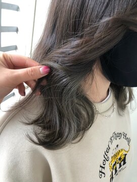 ジーナ 船橋(Zina) 髪質改善＊ロングレイヤーグレーベージュ＊美髪【Zina船橋】