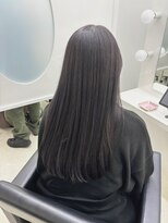 ジーナ 札幌(Zina)&nbsp;髪質改善＊シルバーラベンダー＊パツッとロング＊美髪