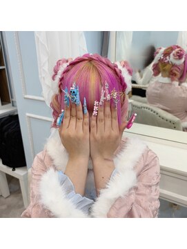新宿コットン(cotton hair) アップスタイル