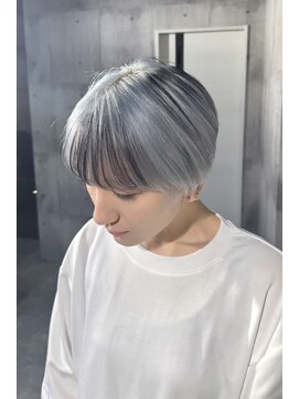 メゾン 心斎橋店(Maison) 透明感アイスブルー@midori_maison