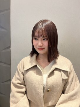 ロロネー 天満(Lolonois) 【Lolonois天満】透明感切りっぱなしボブ（御輿天使羽）